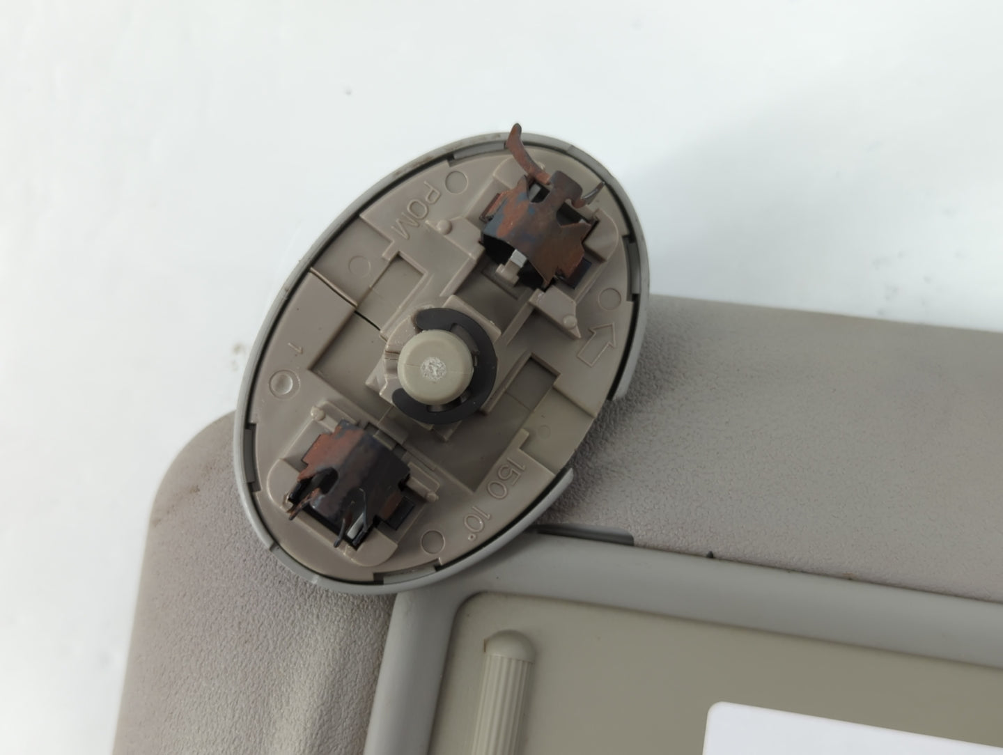 2009-2013 Toyota Corolla Sun Visor Shade Replacement Passenger Right Mirror Fits Fits 2009 2010 2011 2012 2013 OEM Used Auto Parts - Oemusedautoparts1.com