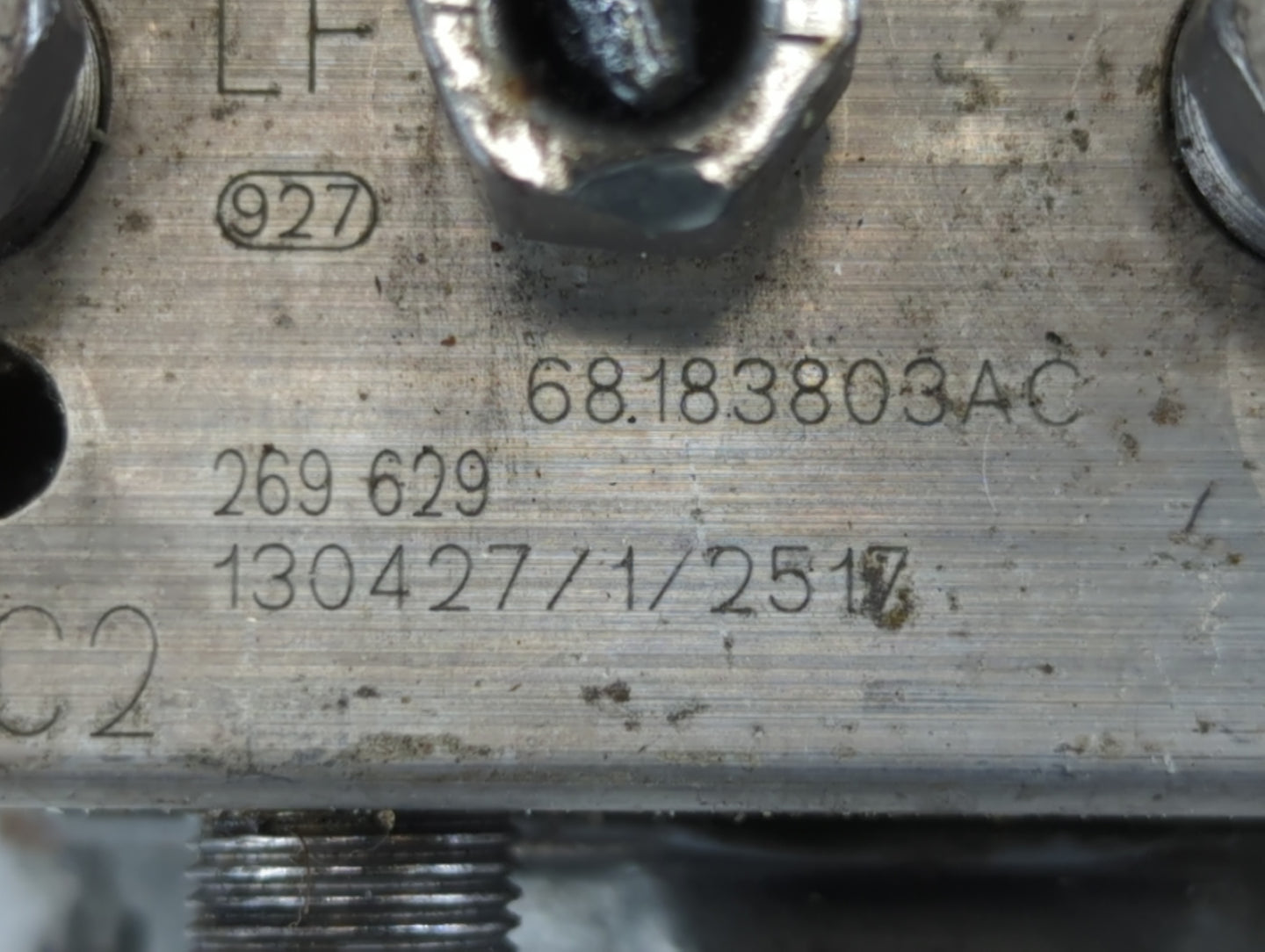 2013 Dodge Caravan ABS Pump Control Module Replacement P/N:68183803AC Fits OEM Used Auto Parts - Oemusedautoparts1.com