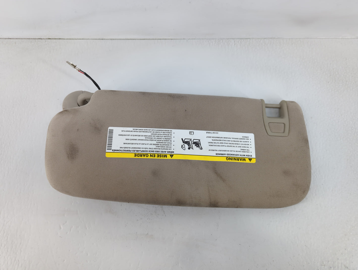 2011-2022 Dodge Durango Sun Visor Shade Replacement Passenger Right Mirror Fits OEM Used Auto Parts - Oemusedautoparts1.com