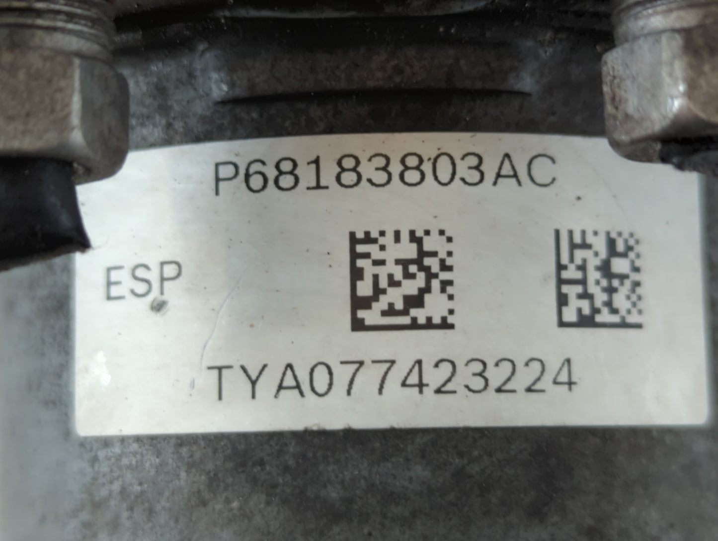 2014 Dodge Caravan ABS Pump Control Module Replacement P/N:P68183803AC Fits OEM Used Auto Parts - Oemusedautoparts1.com