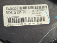 2009 Dodge Journey Tail Light Assembly Passenger Right OEM P/N:05116290AE Fits OEM Used Auto Parts - Oemusedautoparts1.com