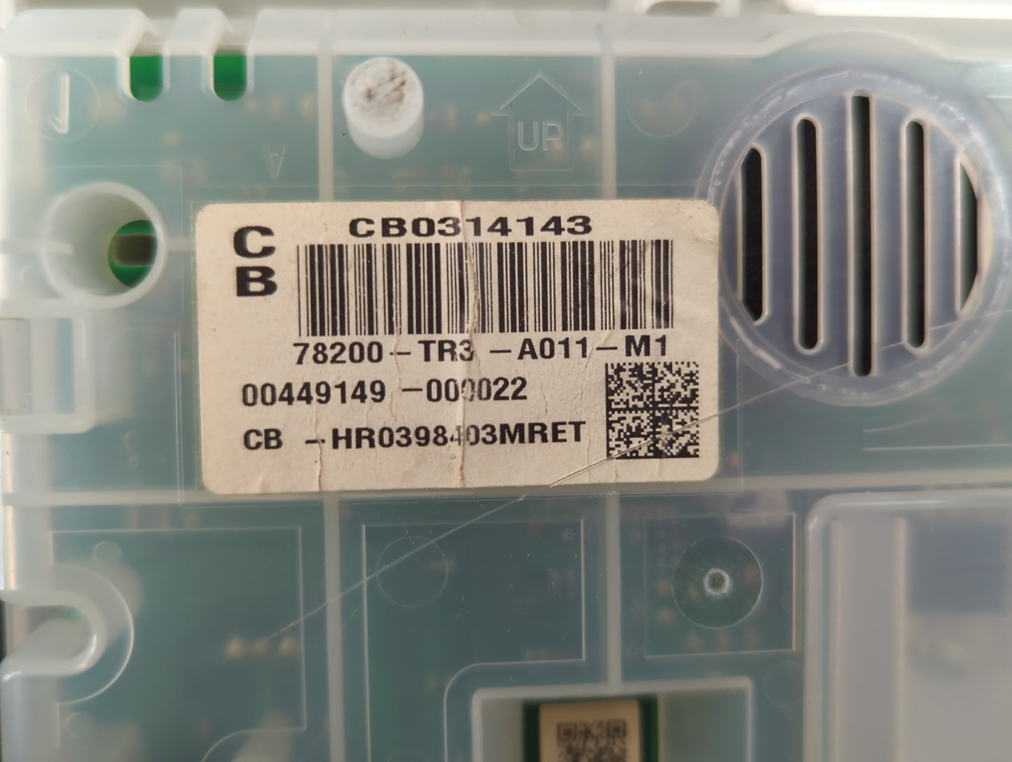 2014-2015 Honda Civic Instrument Cluster Speedometer Gauges P/N:CB0314143 78200-TR3-A011-M1 Fits Fits 2014 2015 OEM Used Auto Parts - Oemusedautoparts1.com