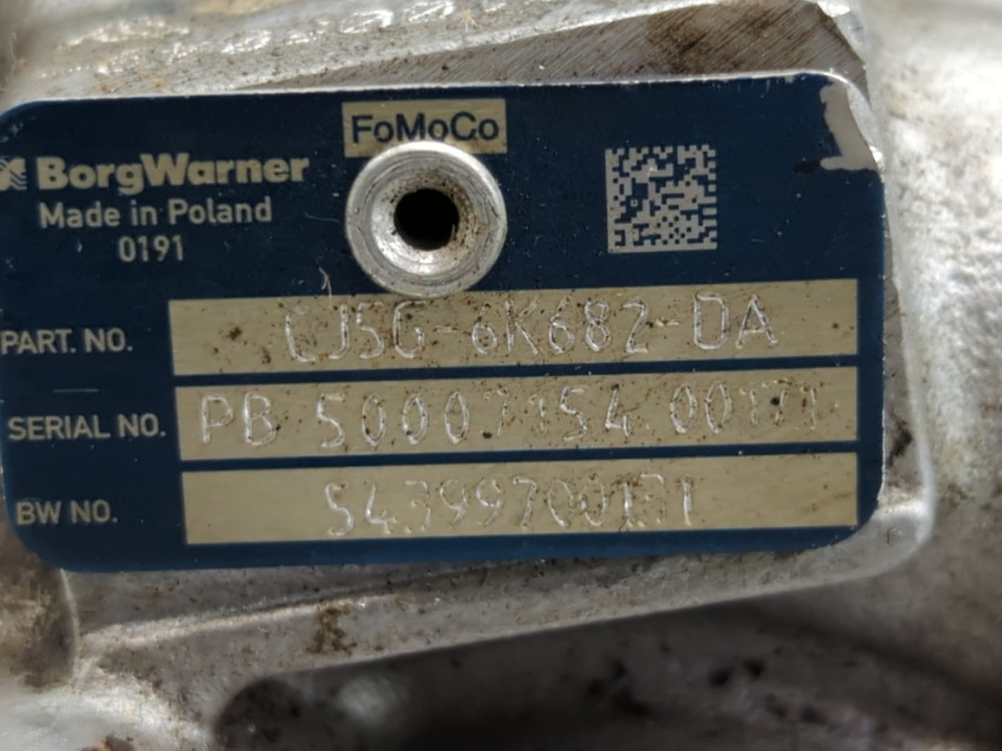 2013 Ford Escape Turbocharger Turbo Charger Super Charger Supercharger - Oemusedautoparts1.com