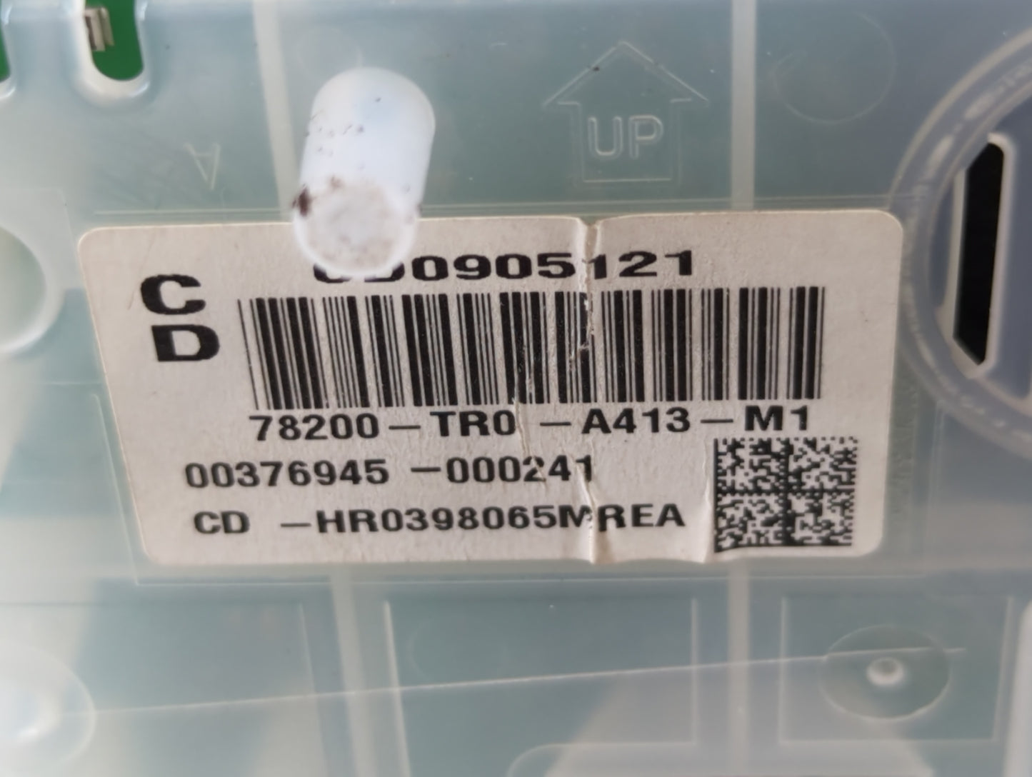 2012-2013 Honda Civic Instrument Cluster Speedometer Gauges P/N:78200-TR0-A413-M1 Fits Fits 2012 2013 OEM Used Auto Parts - Oemusedautoparts1.com