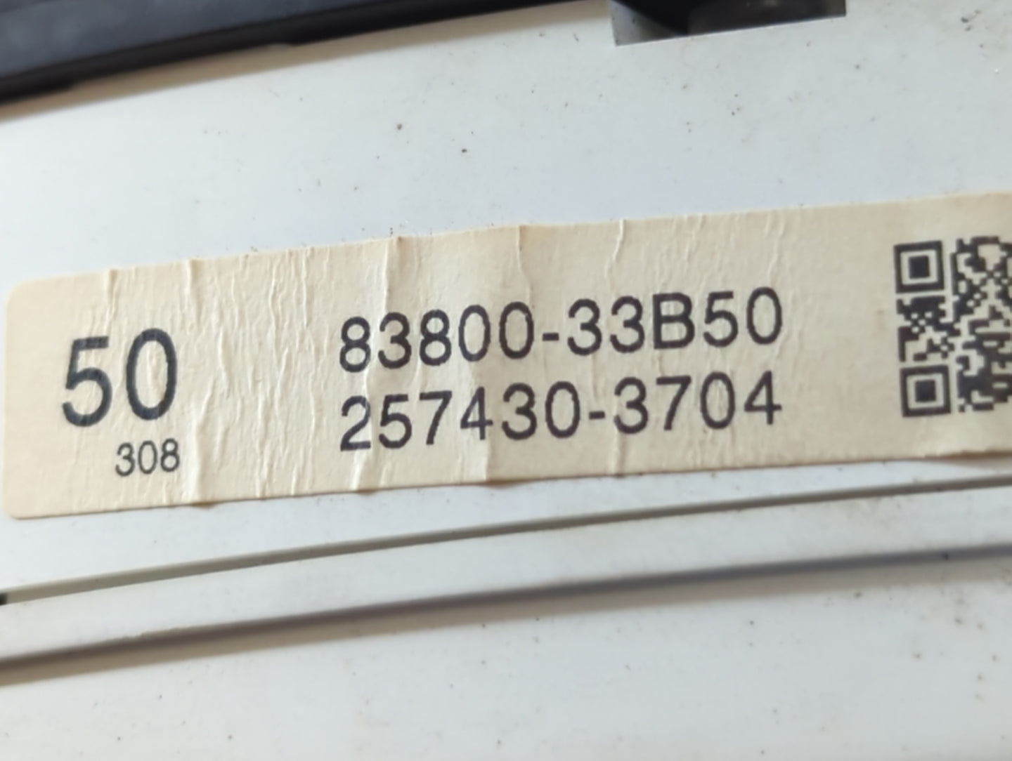 2007 Toyota Camry Instrument Cluster Speedometer Gauges P/N:257430-3704 83800-33B50 Fits OEM Used Auto Parts - Oemusedautoparts1.com