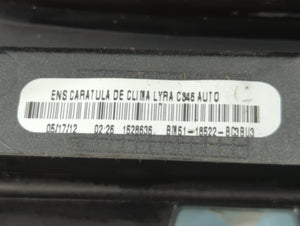 2012 Ford Focus Climate Control Module Temperature AC/Heater Replacement P/N:BM51-18522-8C381U3 Fits OEM Used Auto Parts