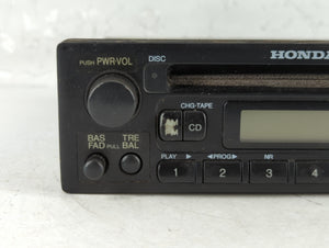 1999-2000 Honda Odyssey Radio AM FM Cd Player Receiver Replacement P/N:39100-S0X-A001 Fits Fits 1999 2000 OEM Used Auto Parts