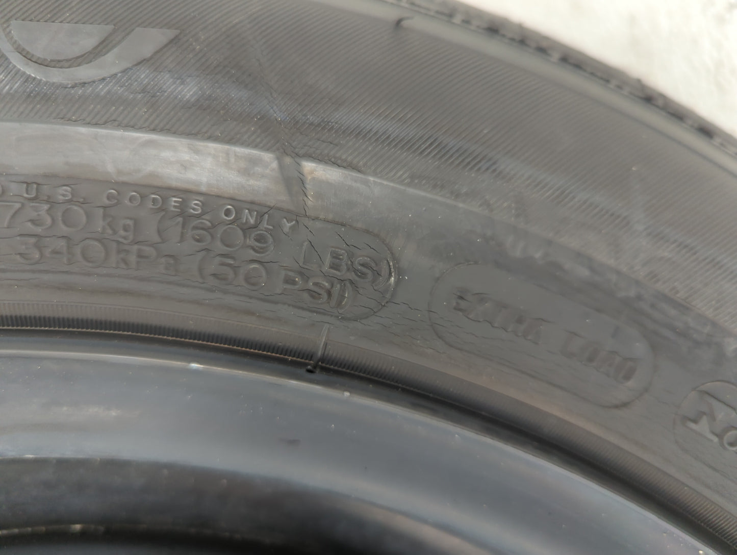 2007 Volkswagen Passat Spare Donut Tire Wheel Rim Oem - Oemusedautoparts1.com