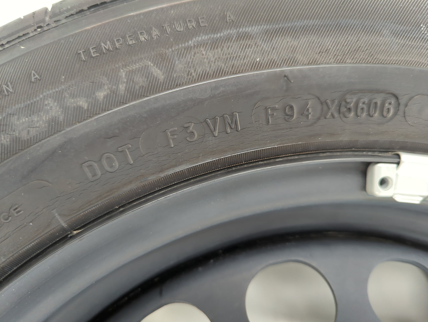 2007 Volkswagen Passat Spare Donut Tire Wheel Rim Oem - Oemusedautoparts1.com