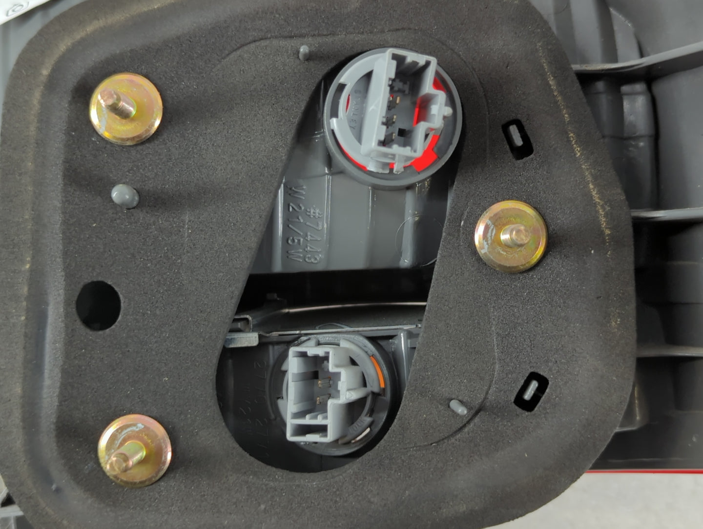 2003-2004 Honda Accord Tail Light Assembly Driver Left OEM P/N:7443 Fits Fits 2003 2004 OEM Used Auto Parts - Oemusedautoparts1.com