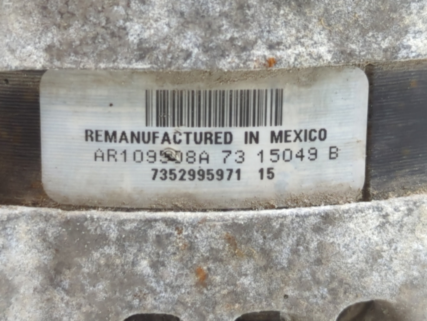 2009-2014 Chevrolet Express 1500 Alternator Replacement Generator Charging Assembly Engine OEM P/N:7352995971 Fits OEM Used Auto Parts - Oemusedautoparts1.com