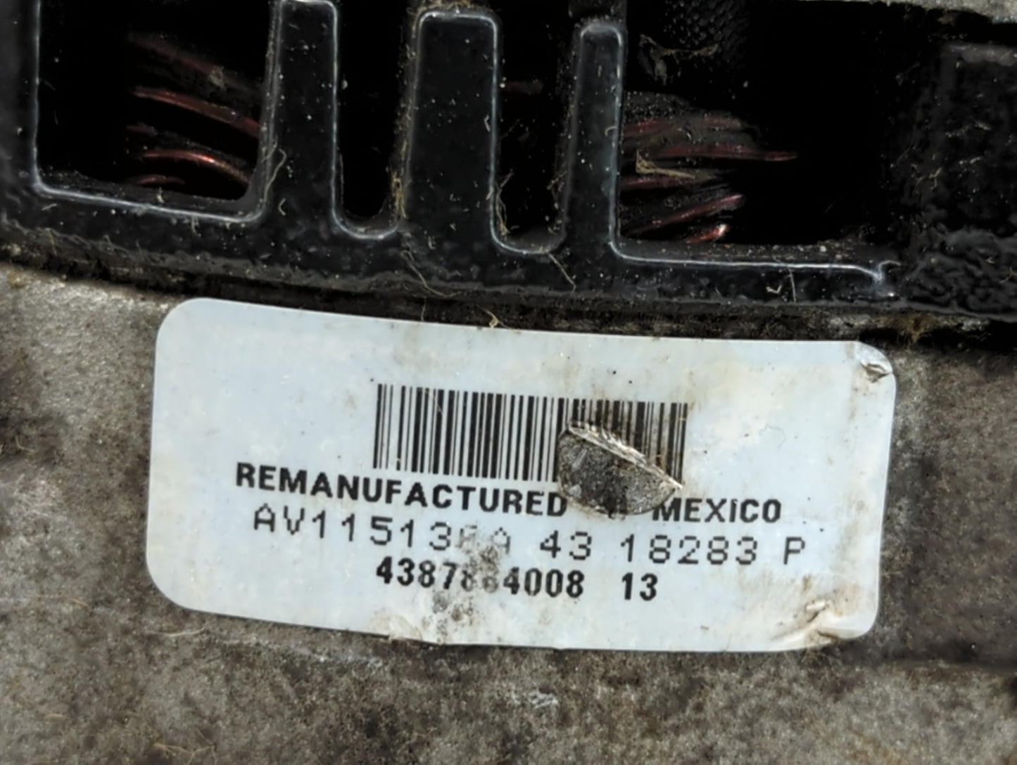 2004-2008 Ford Ranger Alternator Replacement Generator Charging Assembly Engine OEM P/N:AV115130A 43 Fits OEM Used Auto Parts - Oemusedautoparts1.com