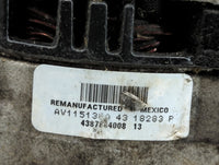 2004-2008 Ford Ranger Alternator Replacement Generator Charging Assembly Engine OEM P/N:AV115130A 43 Fits OEM Used Auto Parts - Oemusedautoparts1.com