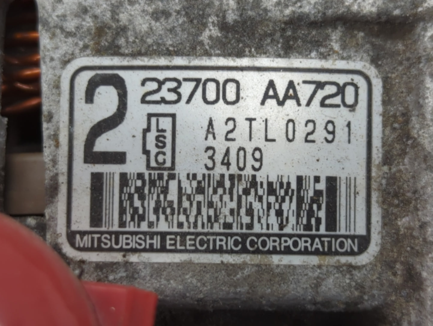 2012-2014 Subaru Impreza Alternator Replacement Generator Charging Assembly Engine OEM P/N:23700 AA720 Fits OEM Used Auto Parts - Oemusedautoparts1.com