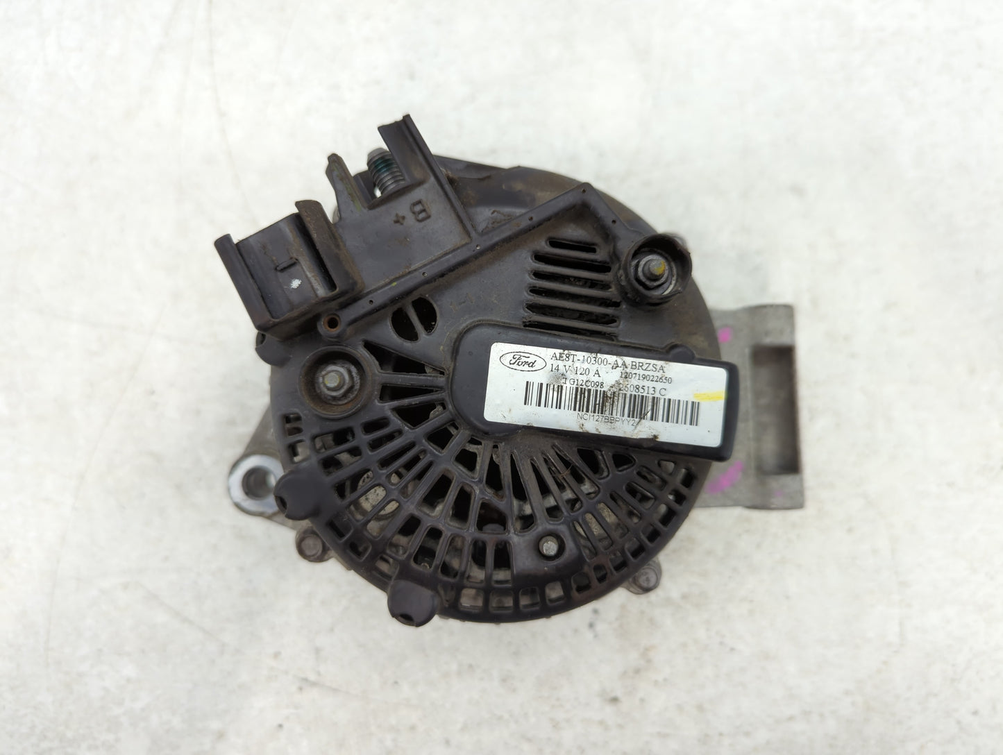 2011-2019 Ford Fiesta Alternator Replacement Generator Charging Assembly Engine OEM P/N:120607013518 AE8T-10300-AA Fits OEM Used Auto Parts - Oemusedautoparts1.com