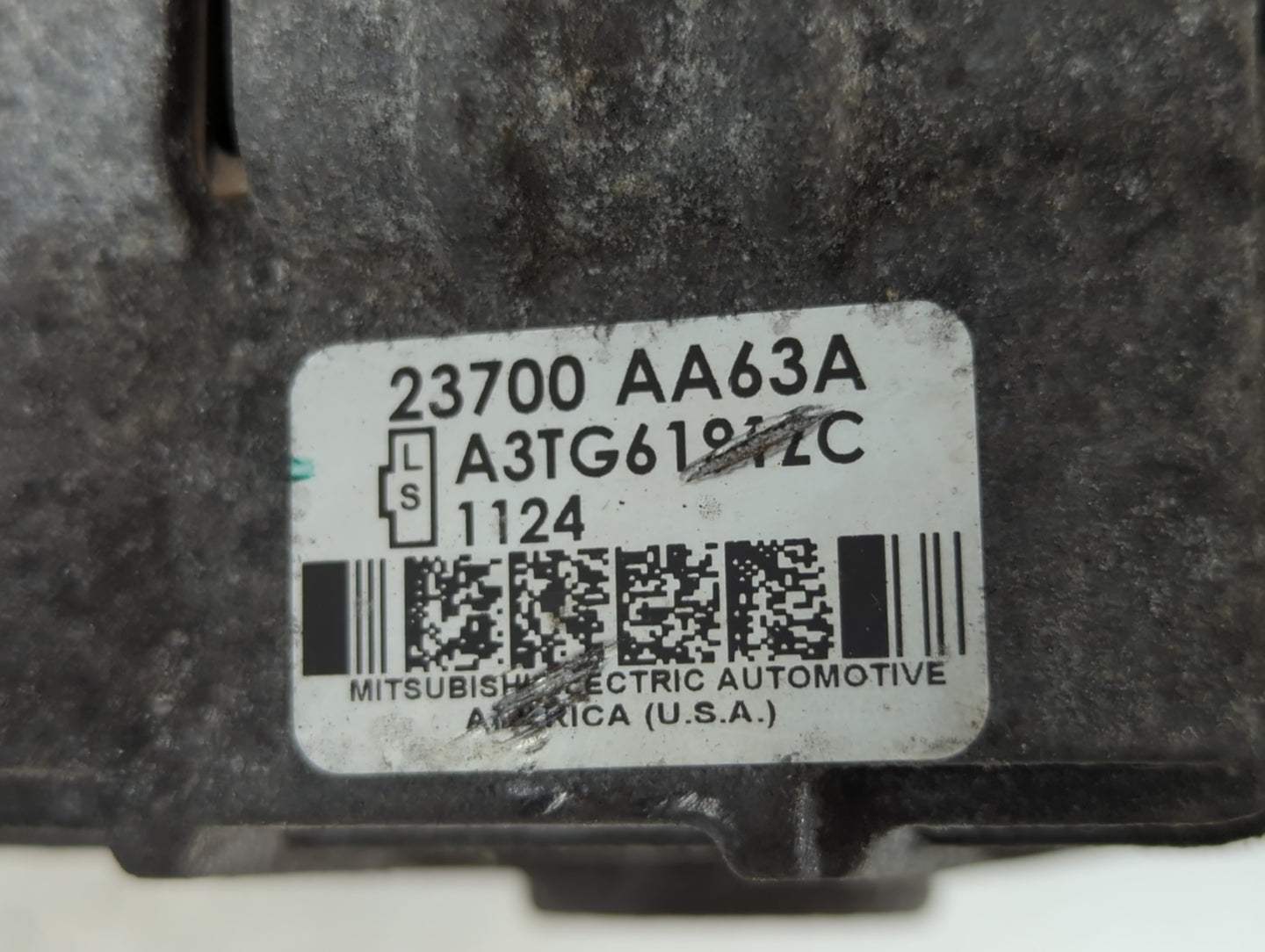 2010-2012 Subaru Legacy Alternator Replacement Generator Charging Assembly Engine OEM P/N:23700 AA63A Fits Fits 2010 2011 2012 OEM Used Auto Parts - Oemusedautoparts1.com
