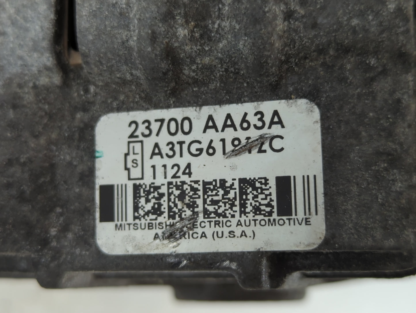 2010-2012 Subaru Legacy Alternator Replacement Generator Charging Assembly Engine OEM P/N:23700 AA63A Fits Fits 2010 2011 2012 OEM Used Auto Parts - Oemusedautoparts1.com