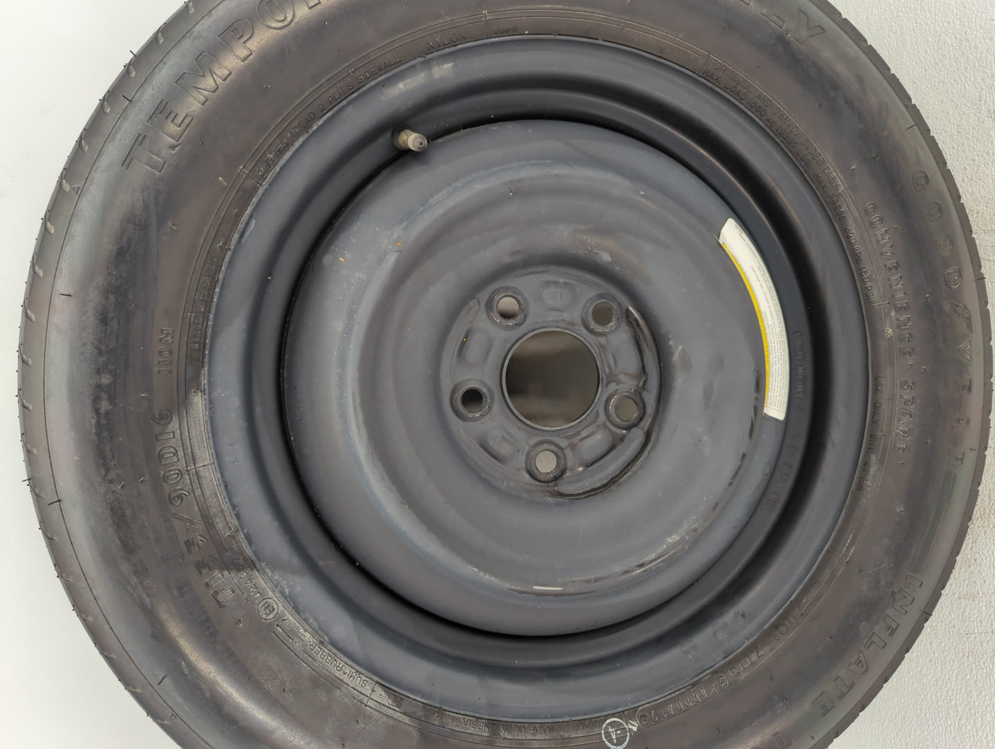 2008-2012 Nissan Rogue Spare Donut Tire Wheel Rim Oem - Oemusedautoparts1.com
