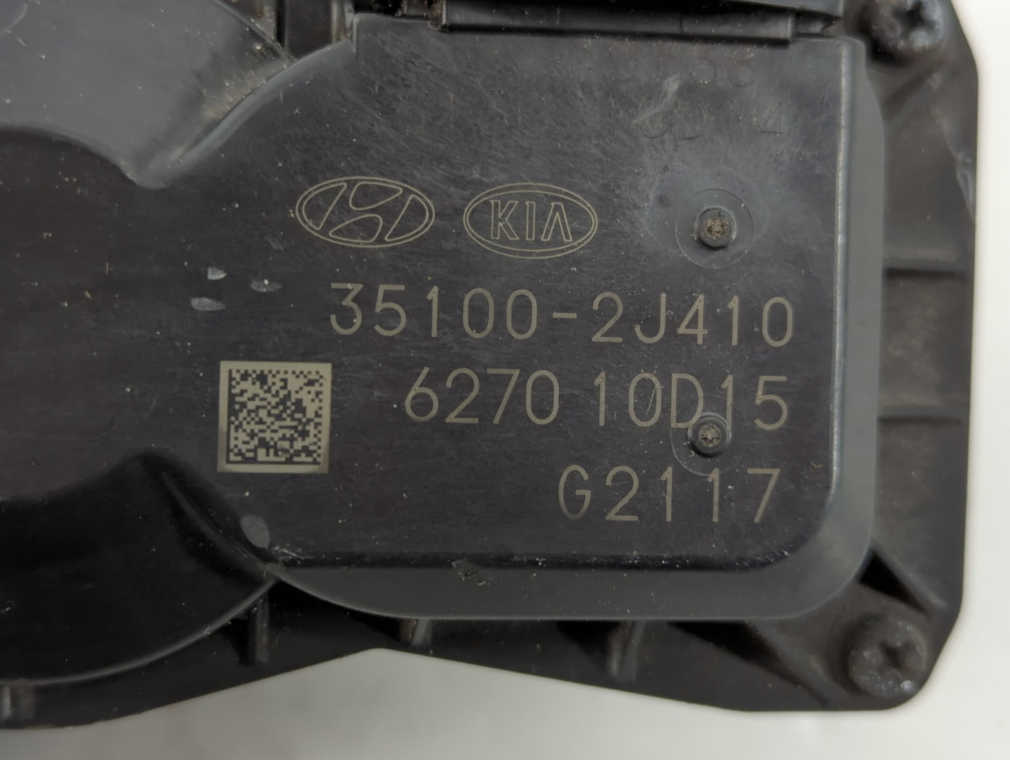 2021-2022 Hyundai Elantra Throttle Body P/N:35100-2J410 Fits Fits 2021 2022 OEM Used Auto Parts - Oemusedautoparts1.com
