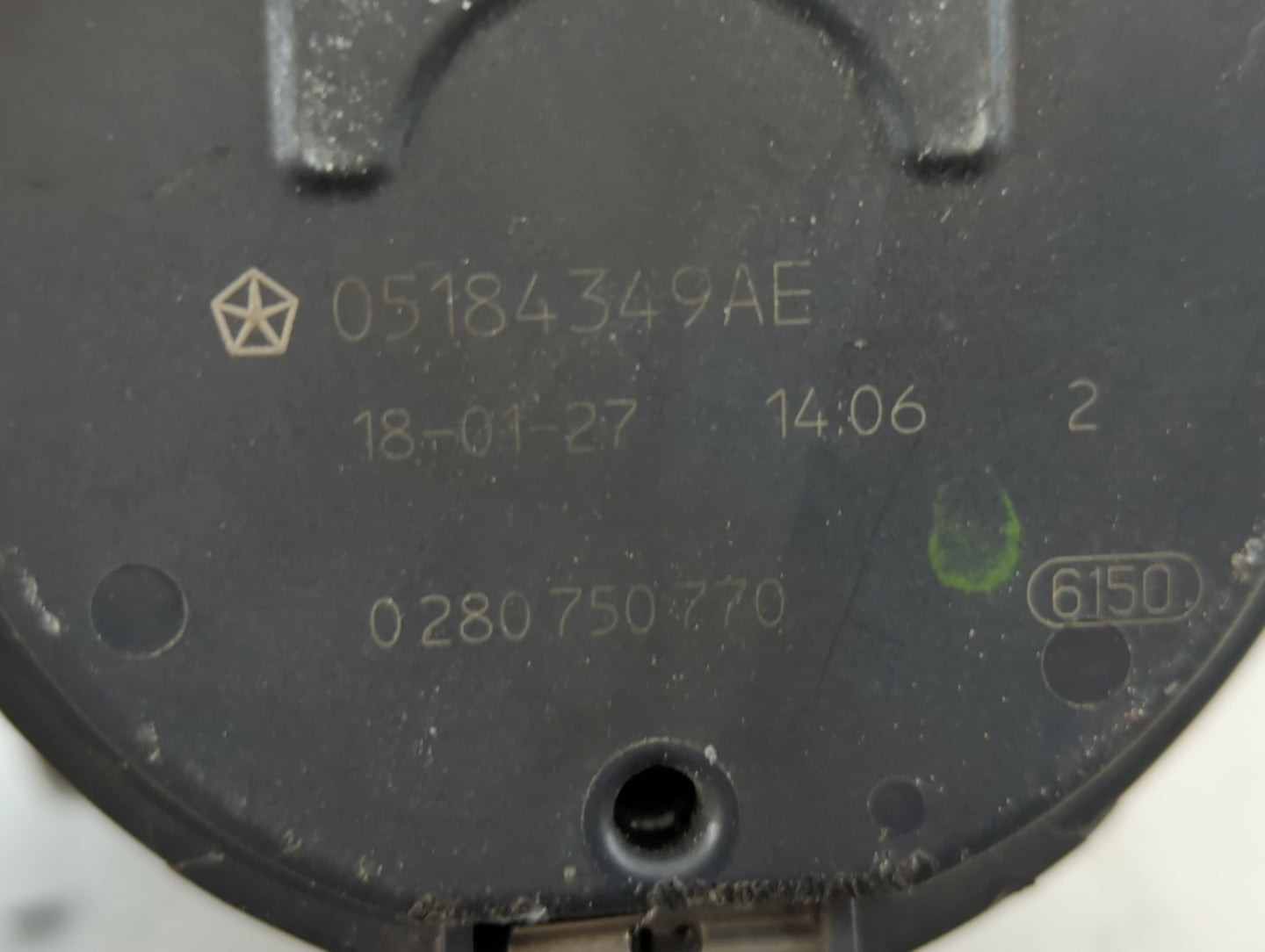 2011-2022 Dodge Durango Throttle Body P/N:0 280 750 770 05184349AE Fits OEM Used Auto Parts - Oemusedautoparts1.com