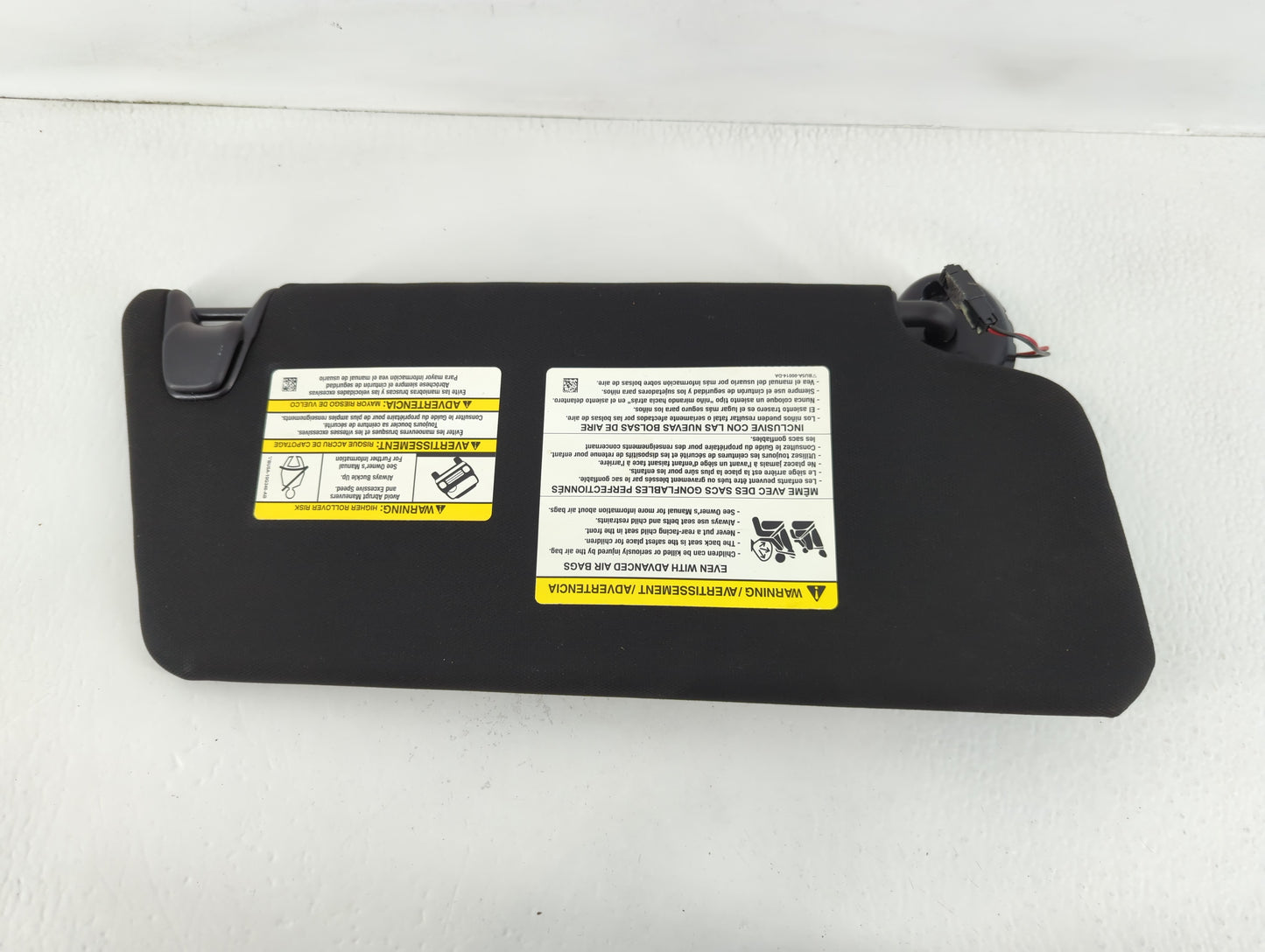 2016 Ford Explorer Sun Visor Shade Replacement Driver Left Mirror Fits OEM Used Auto Parts - Oemusedautoparts1.com