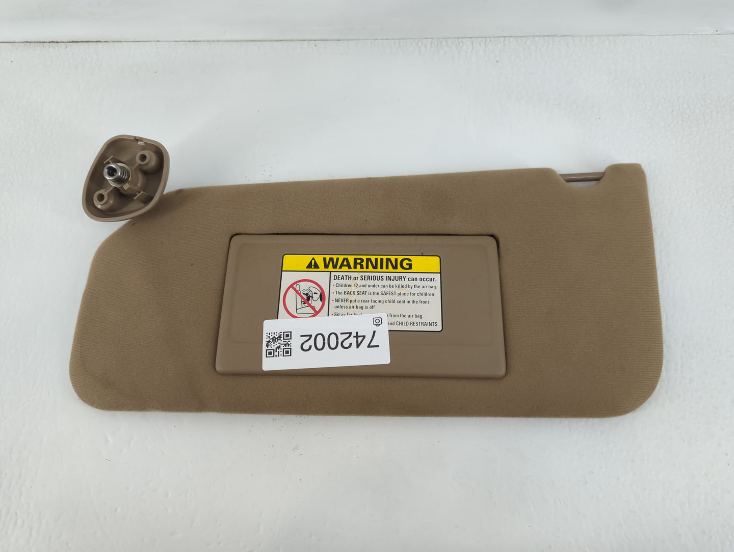 2010-2014 Subaru Legacy Sun Visor Shade Replacement Passenger Right Mirror Fits Fits 2010 2011 2012 2013 2014 OEM Used Auto Parts - Oemusedautoparts1.com