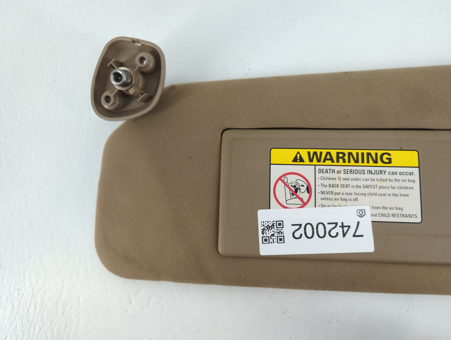 2010-2014 Subaru Legacy Sun Visor Shade Replacement Passenger Right Mirror Fits Fits 2010 2011 2012 2013 2014 OEM Used Auto Parts - Oemusedautoparts1.com