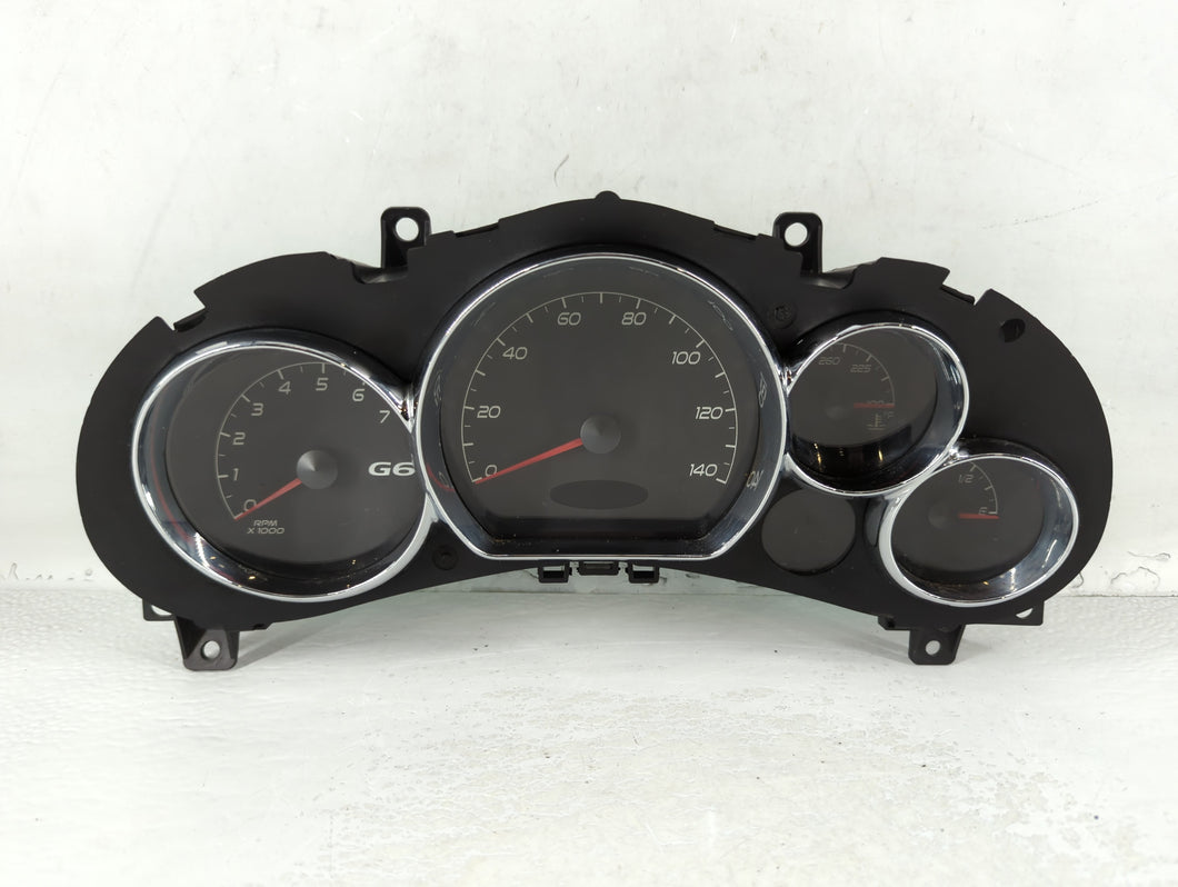 2008-2009 Pontiac G6 Instrument Cluster Speedometer Gauges P/N:15925800 16917780 Fits Fits 2008 2009 OEM Used Auto Parts