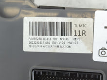 2016-2018 Hyundai Tucson Climate Control Module Temperature AC/Heater Replacement P/N:97250-D3111 Fits Fits 2016 2017 2018 OEM Used Auto Parts