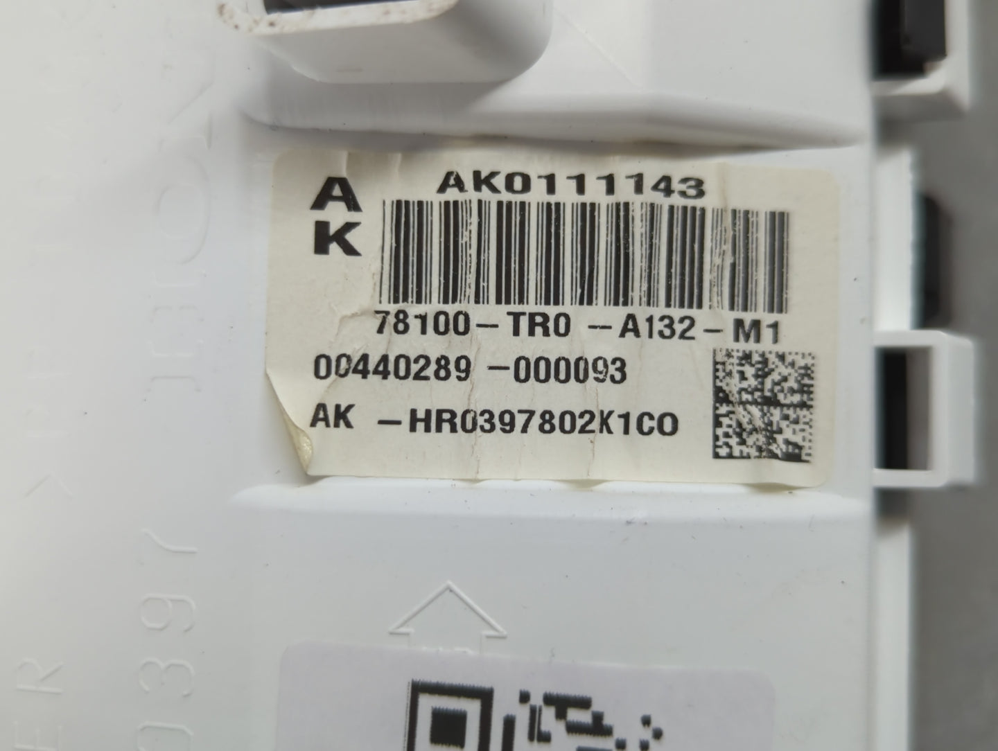 2012-2015 Honda Civic Instrument Cluster Speedometer Gauges P/N:78100-TR0-A132-M1 Fits Fits 2012 2013 2014 2015 OEM Used Auto Parts - Oemusedautoparts1.com