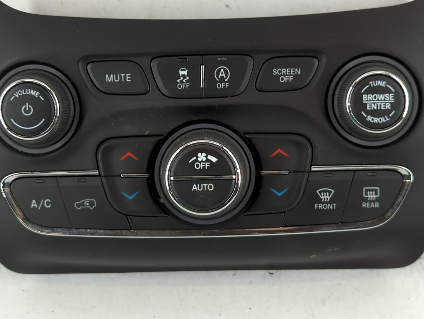2019-2022 Jeep Cherokee Climate Control Module Temperature AC/Heater Replacement P/N:68285942AF Fits Fits 2019 2020 2021 2022 OEM Used Auto Parts - Oemusedautoparts1.com