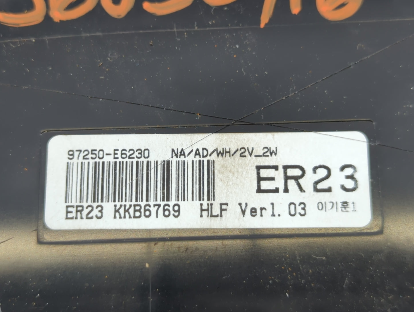 2016-2017 Hyundai Sonata Climate Control Module Temperature AC/Heater Replacement P/N:97250-E6230 Fits Fits 2016 2017 OEM Used Auto Parts - Oemusedautoparts1.com