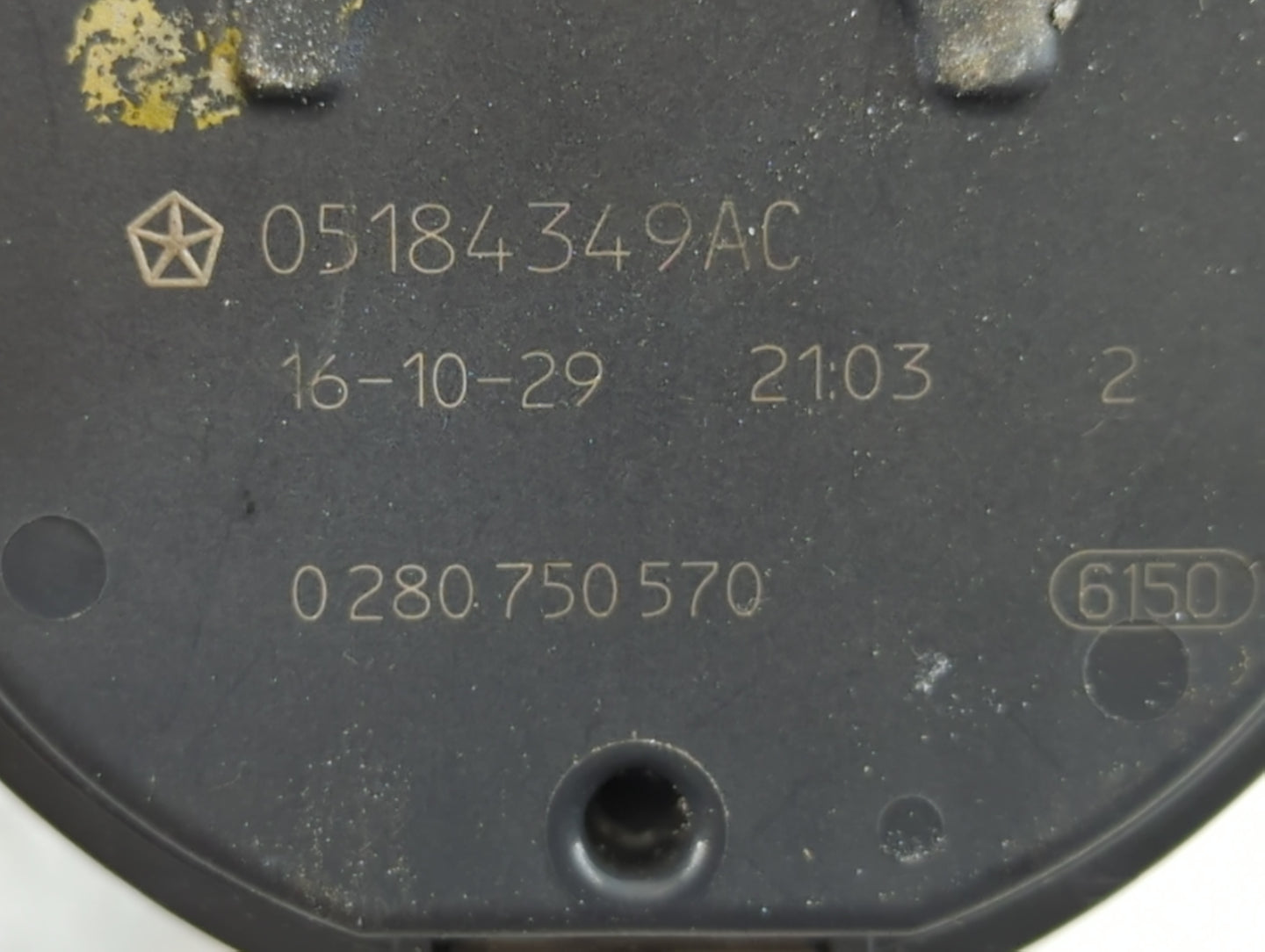 2014-2022 Ram Promaster 1500 Throttle Body P/N:0 280 750 570 05184349AC Fits OEM Used Auto Parts - Oemusedautoparts1.com