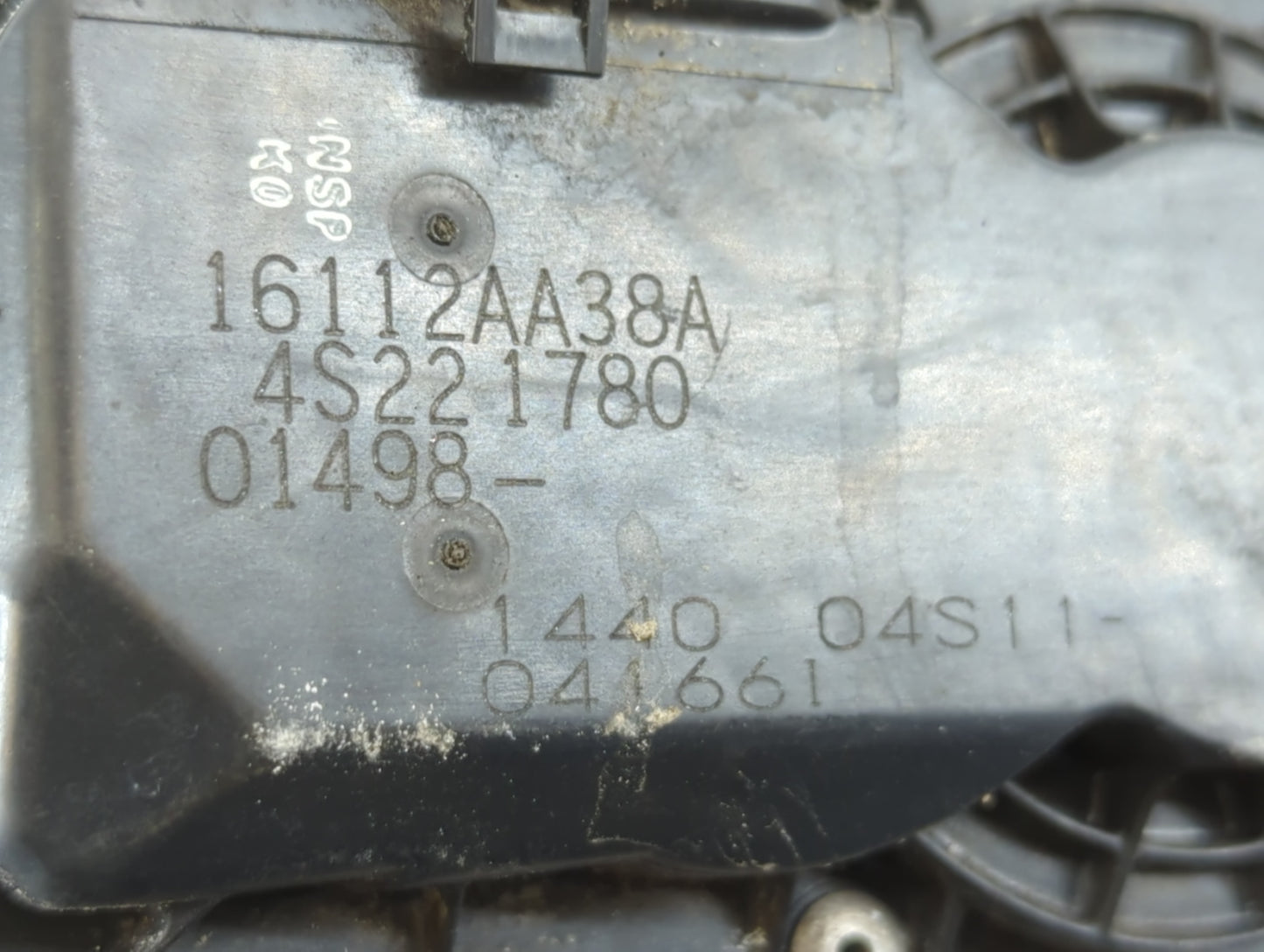 2013-2019 Subaru Legacy Throttle Body P/N:01498 4S22 1780, 16112AA38A Fits Fits 2013 2014 2015 2016 2017 2018 2019 OEM Used Auto Parts - Oemusedautoparts1.com