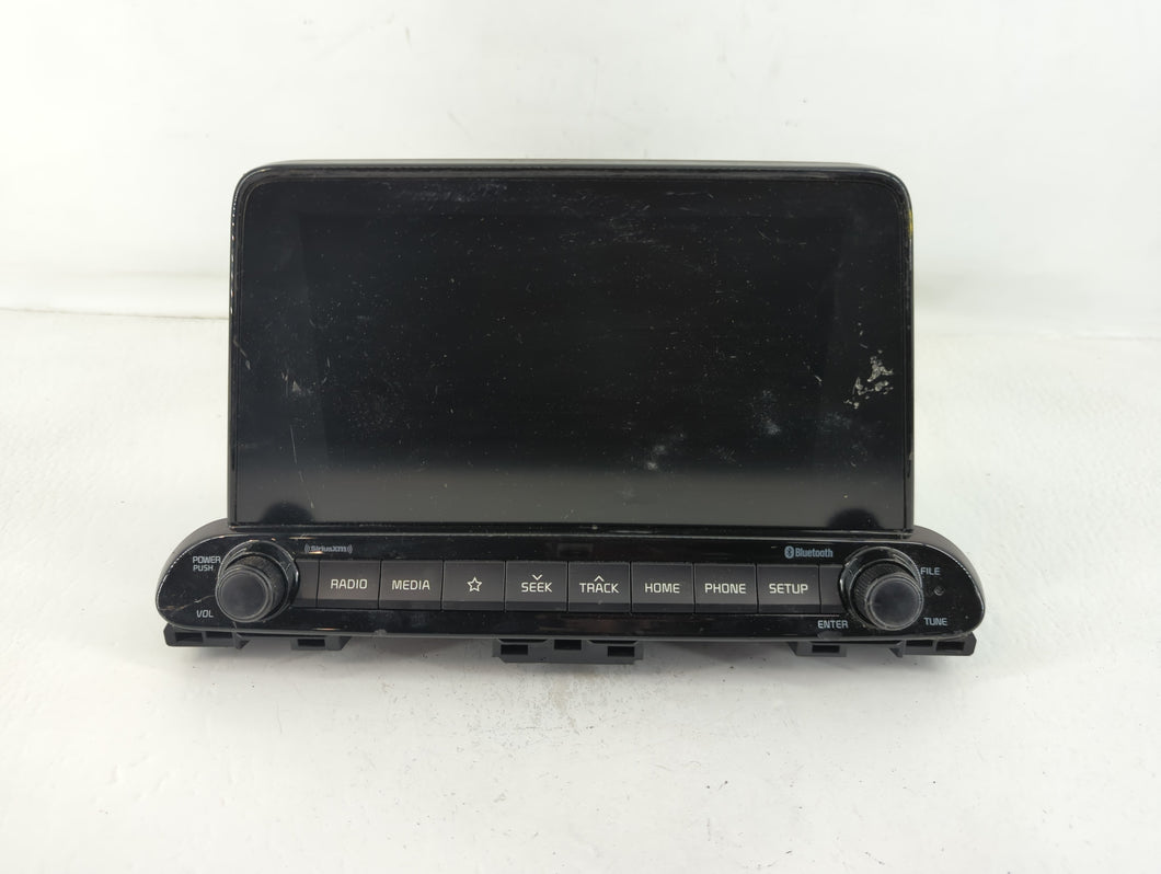 2019-2021 Kia Forte Radio AM FM Cd Player Receiver Replacement P/N:96160-M7310WK Fits Fits 2019 2020 2021 OEM Used Auto Parts