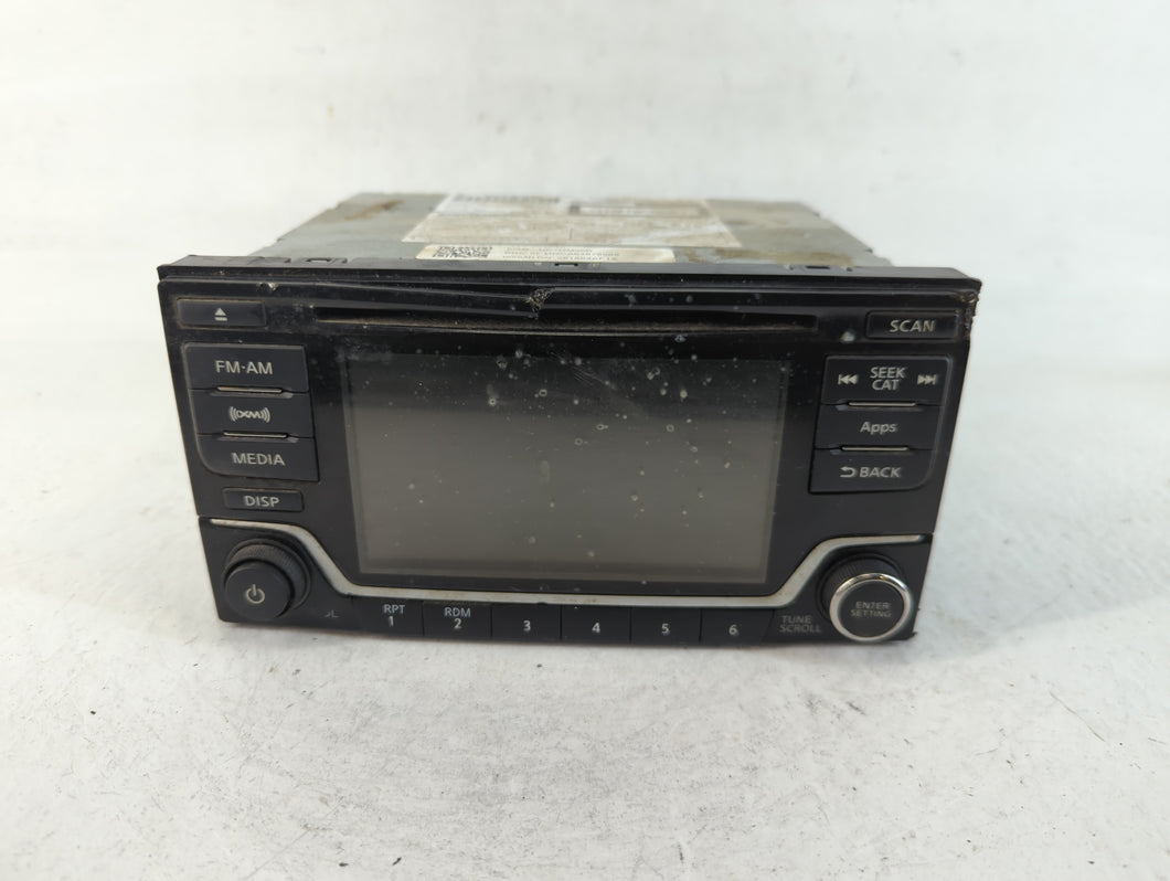 2016 Nissan Sentra Radio AM FM Cd Player Receiver Replacement P/N:28185 4AF1A Fits OEM Used Auto Parts