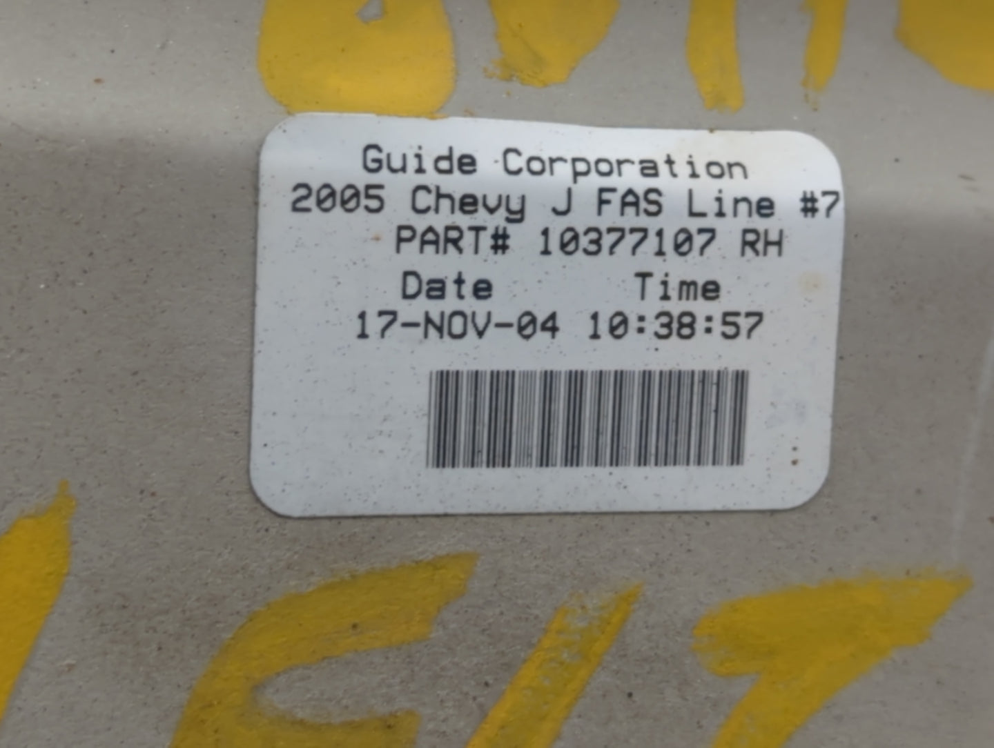 2005-2008 Chevrolet Cobalt Passenger Right Oem Head Light Headlight Lamp - Oemusedautoparts1.com