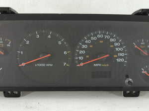 2000 Jeep Grand Cherokee Instrument Cluster Speedometer Gauges P/N:58994E CR-0021-001-M0C0, 56042928AA Fits OEM Used Auto Parts