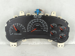 2006 Chevrolet Trailblazer Instrument Cluster Speedometer Gauges P/N:15140620 Fits OEM Used Auto Parts