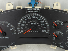 2006 Chevrolet Trailblazer Instrument Cluster Speedometer Gauges P/N:15140620 Fits OEM Used Auto Parts