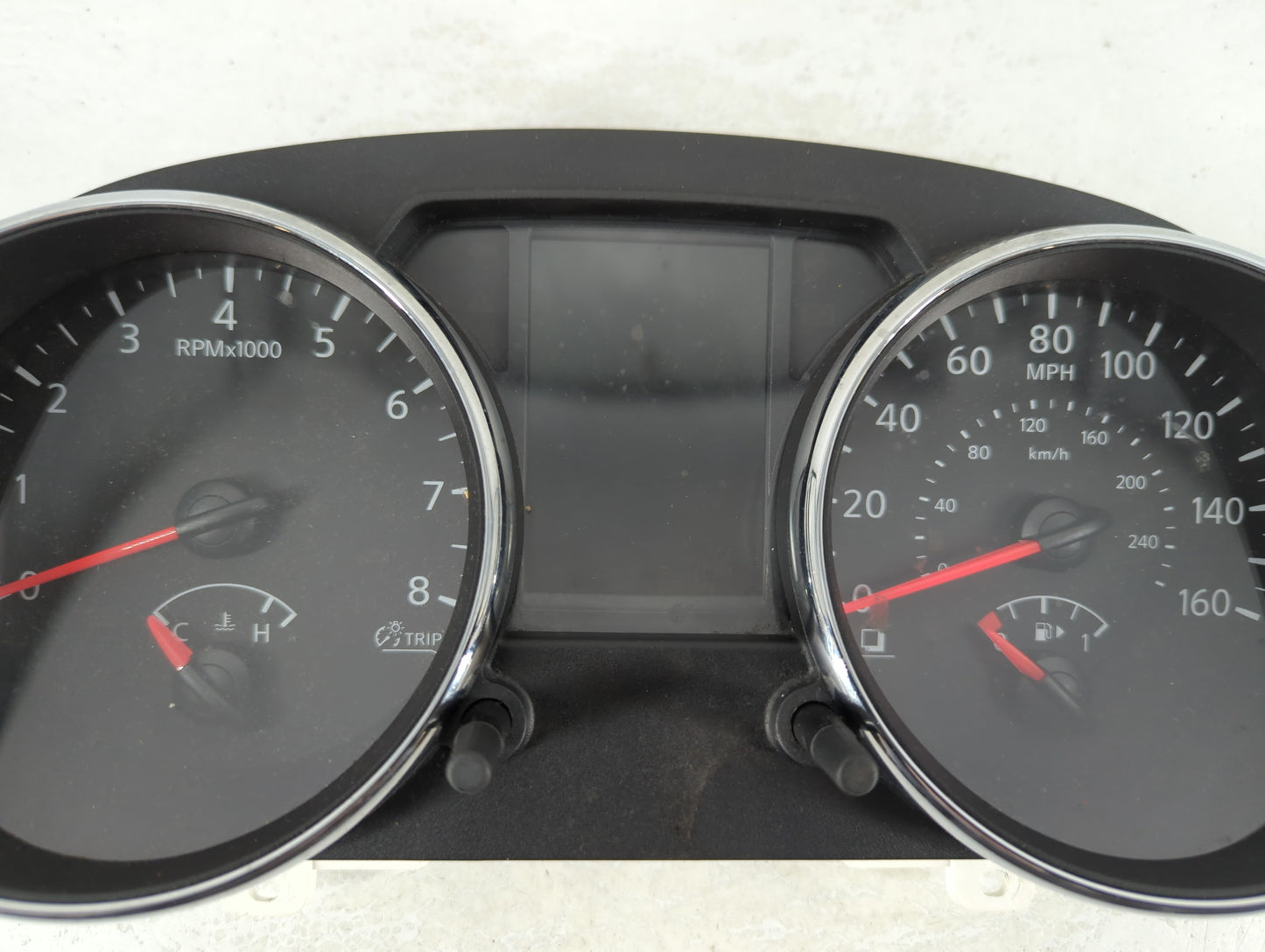 2012-2015 Nissan Rogue Instrument Cluster Speedometer Gauges P/N:24810 1VX5A Fits Fits 2012 2013 2014 2015 OEM Used Auto Parts - Oemusedautoparts1.com