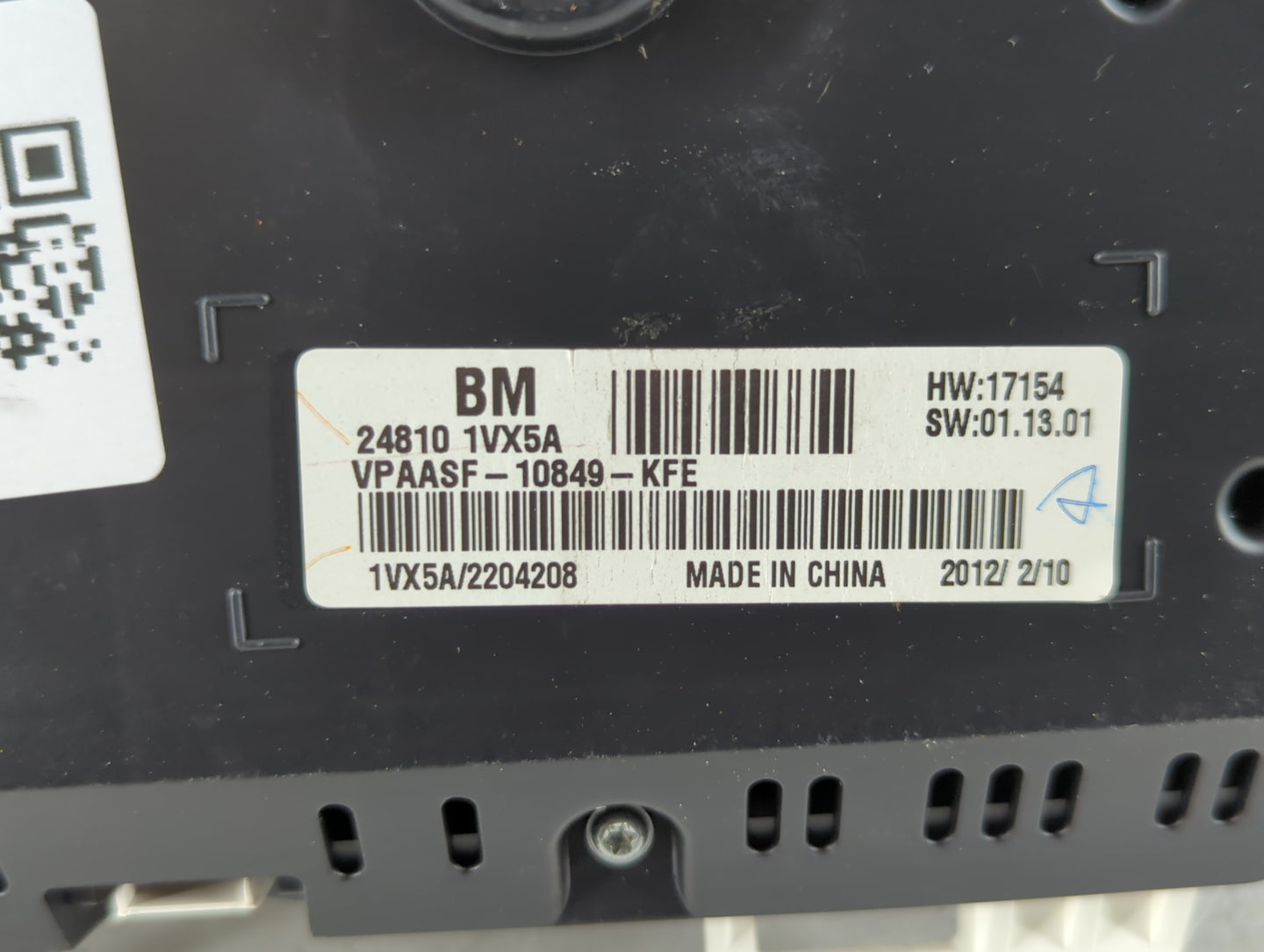 2012-2015 Nissan Rogue Instrument Cluster Speedometer Gauges P/N:24810 1VX5A Fits Fits 2012 2013 2014 2015 OEM Used Auto Parts - Oemusedautoparts1.com