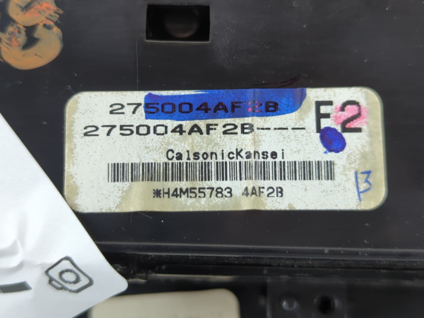 2017-2019 Nissan Sentra Climate Control Module Temperature AC/Heater Replacement P/N:275004AF2B 275004AF Fits Fits 2017 2018 2019 OEM Used Auto Parts - Oemusedautoparts1.com