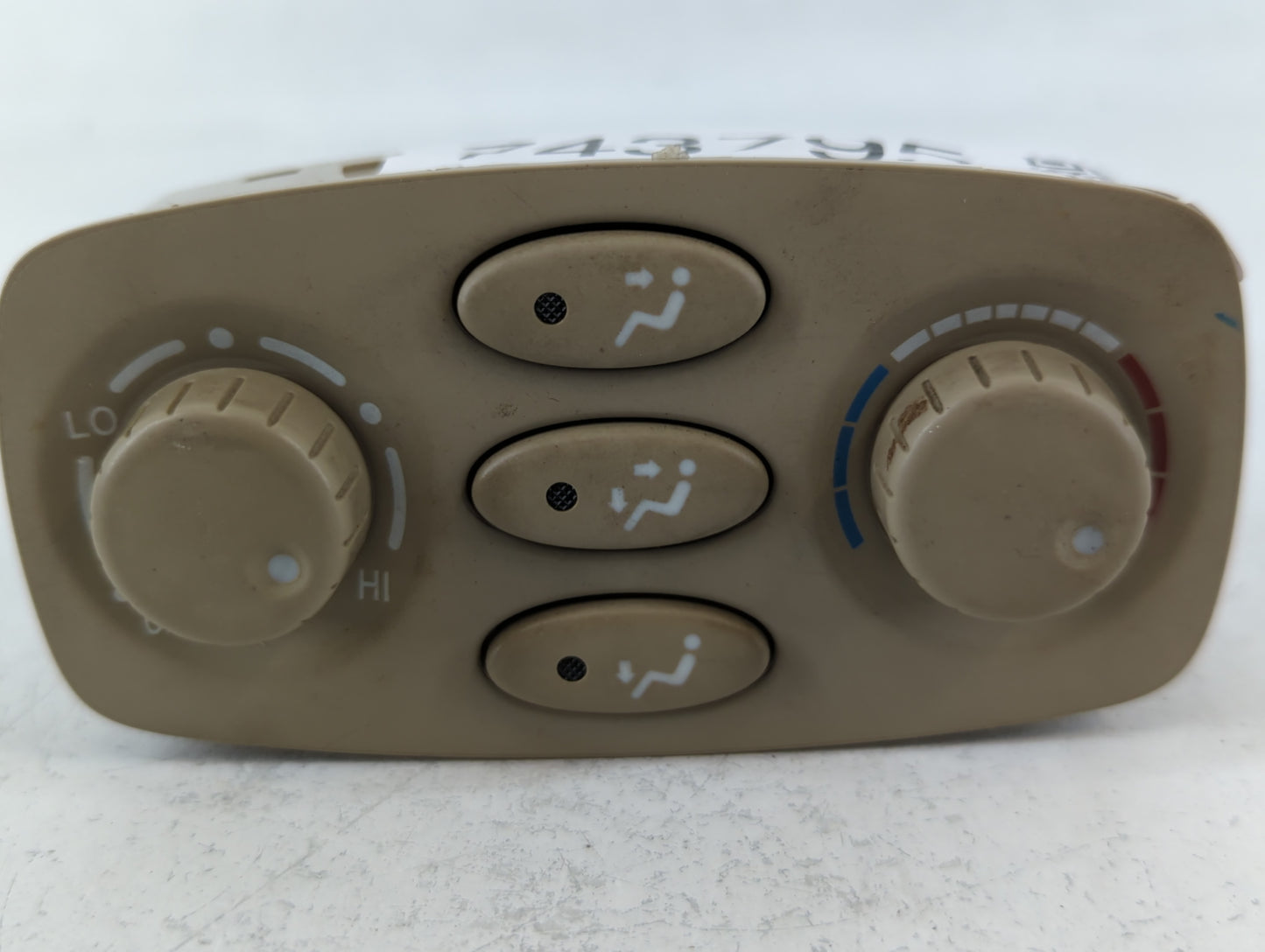 2005 Toyota Sienna Climate Control Module Temperature AC/Heater Replacement P/N:758483 Fits OEM Used Auto Parts - Oemusedautoparts1.com