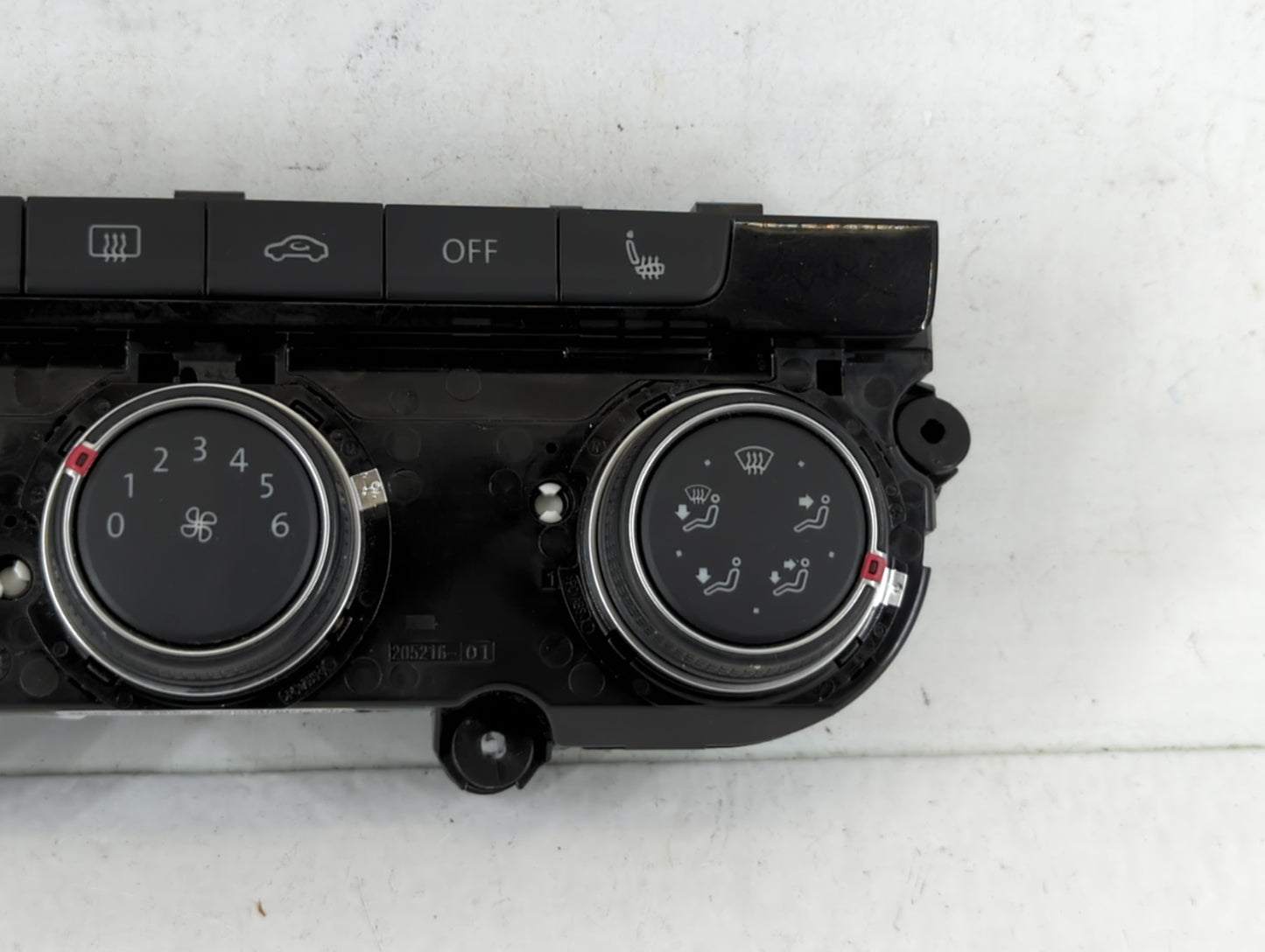 2018-2019 Volkswagen Golf Climate Control Module Temperature AC/Heater Replacement P/N:5GM907426G 5HB 012 515 Fits Fits 2018 2019 OEM Used Auto Parts - Oemusedautoparts1.com