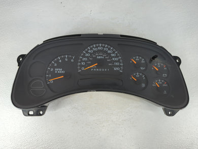 2006-2007 Chevrolet Silverado 1500 Instrument Cluster Speedometer Gauges P/N:15105687 28006142 Fits Fits 2006 2007 OEM Used Auto Parts