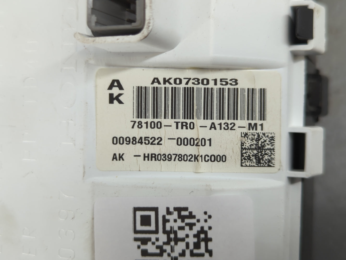 2012-2015 Honda Civic Instrument Cluster Speedometer Gauges P/N:78100-TR0-A132-M1 Fits Fits 2012 2013 2014 2015 OEM Used Auto Parts - Oemusedautoparts1.com