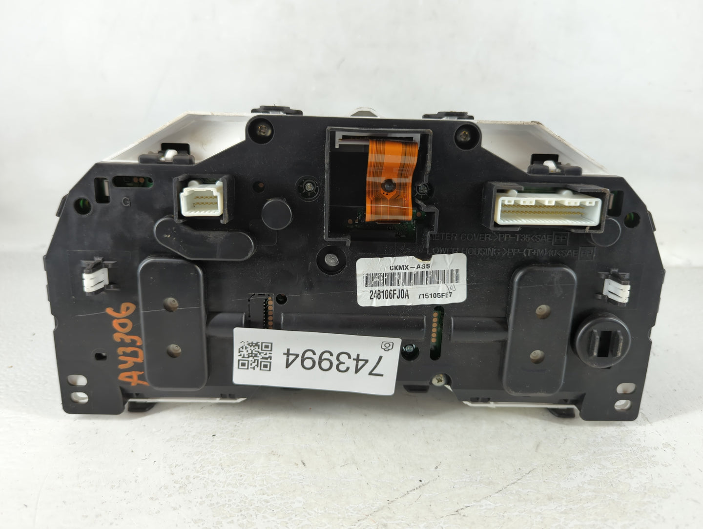 2016 Nissan Rogue Instrument Cluster Speedometer Gauges P/N:248106FJ0A Fits OEM Used Auto Parts - Oemusedautoparts1.com