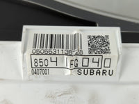 2012 Subaru Impreza Instrument Cluster Speedometer Gauges P/N:8504IFG040 Fits OEM Used Auto Parts - Oemusedautoparts1.com