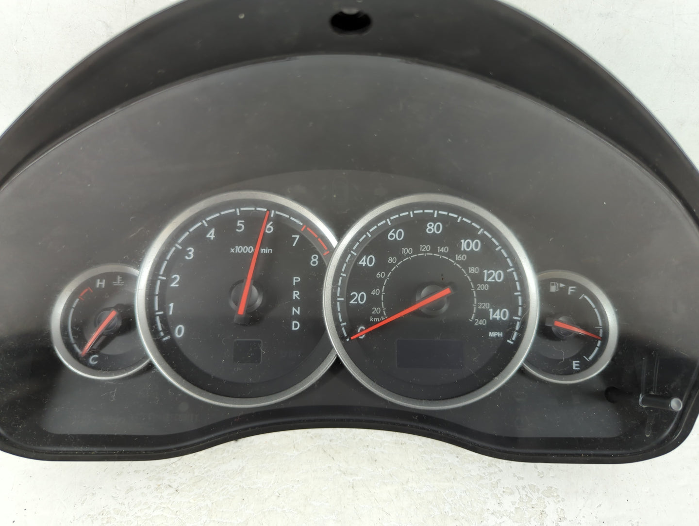2006 Subaru Legacy Instrument Cluster Speedometer Gauges P/N:85014AG17A Fits OEM Used Auto Parts - Oemusedautoparts1.com